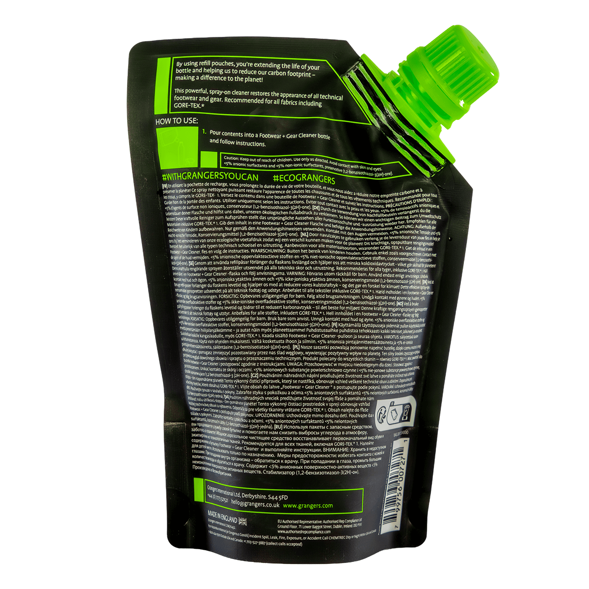 Footwear + Gear Cleaner Eco Refill